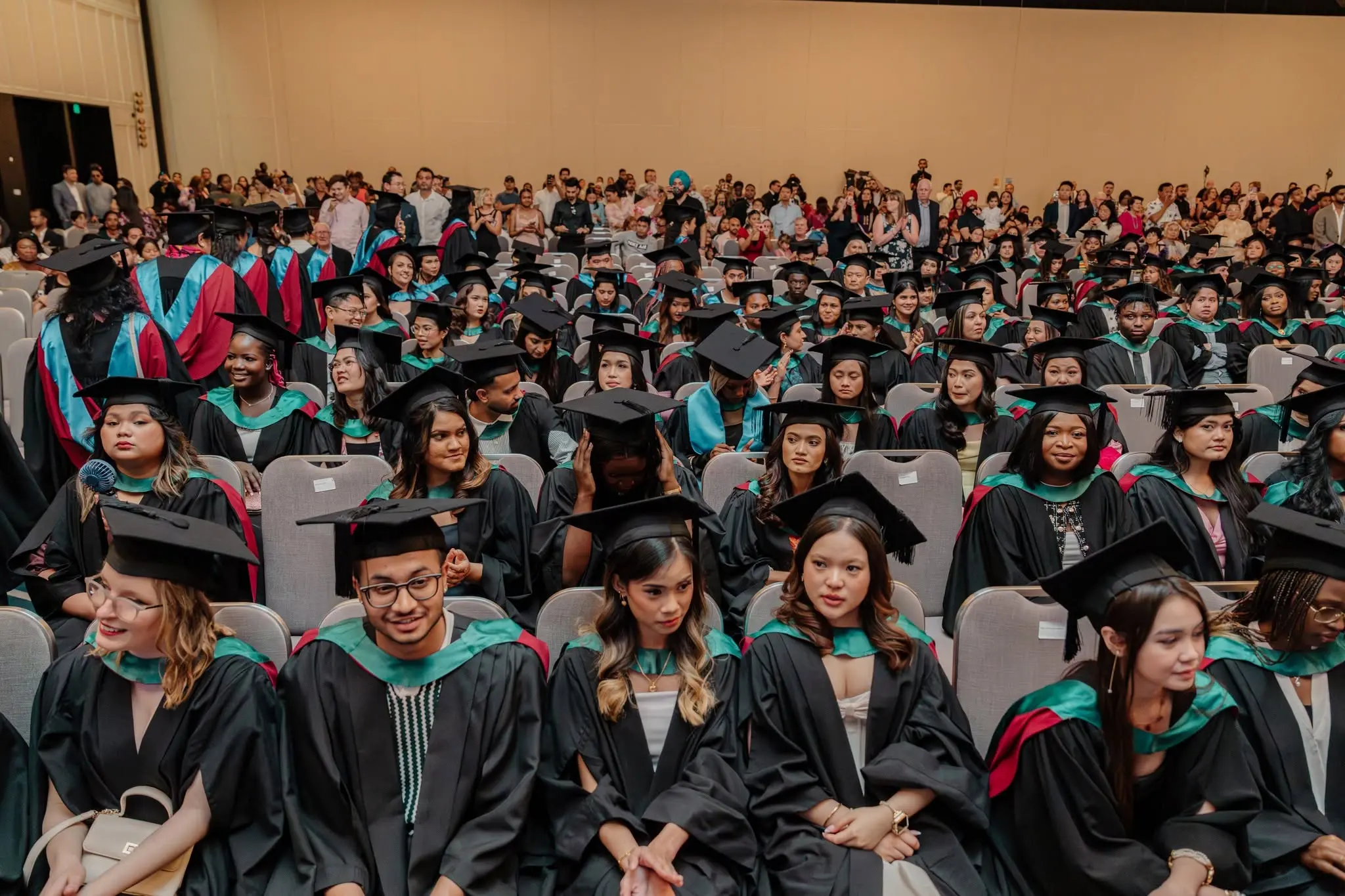 Graduation ceremony scene for referral section